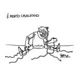 La vignetta di Vauro su Casaleggio è capace di far pensare, senza ipocrisia